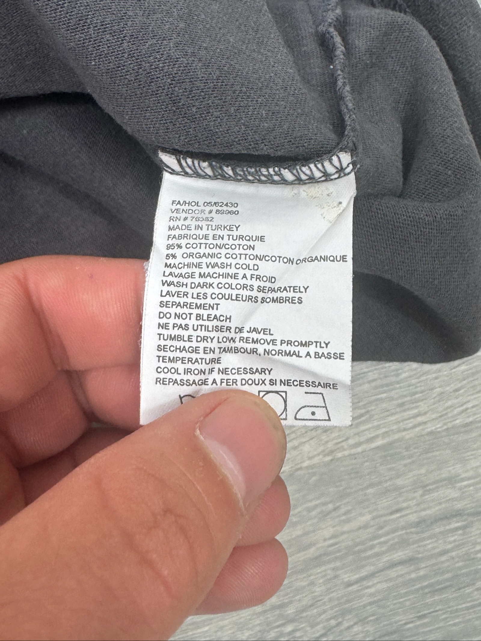 Timberland Explore T-shirt Lange Mouwen Zwart Logo Outdoor Heren S Vintage Streetwear Katoen – photo 8